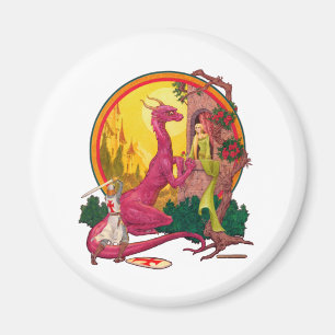 St.George och Dragon Magnet