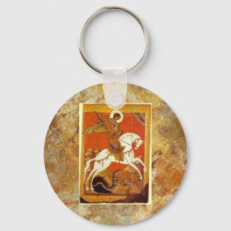 St.George och Dragon Medieval Nyckelring