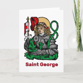 St. George och Dragon (Nürnberg) Hälsning Kort