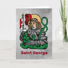St. George och Dragon (Nürnberg) Hälsning Kort