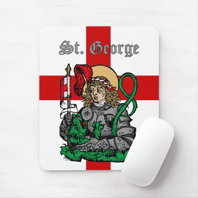 St. George och Dragon (Nürnberg) Musmatta (Med mus)
