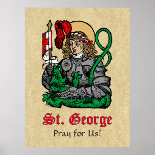 St. George och Dragon (Nürnberg) Poster