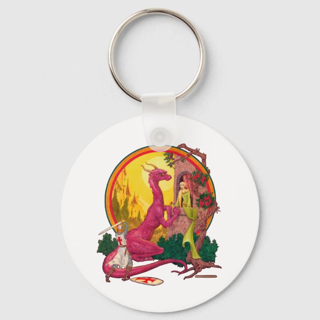 St.George och Dragon Nyckelring (Framsida)