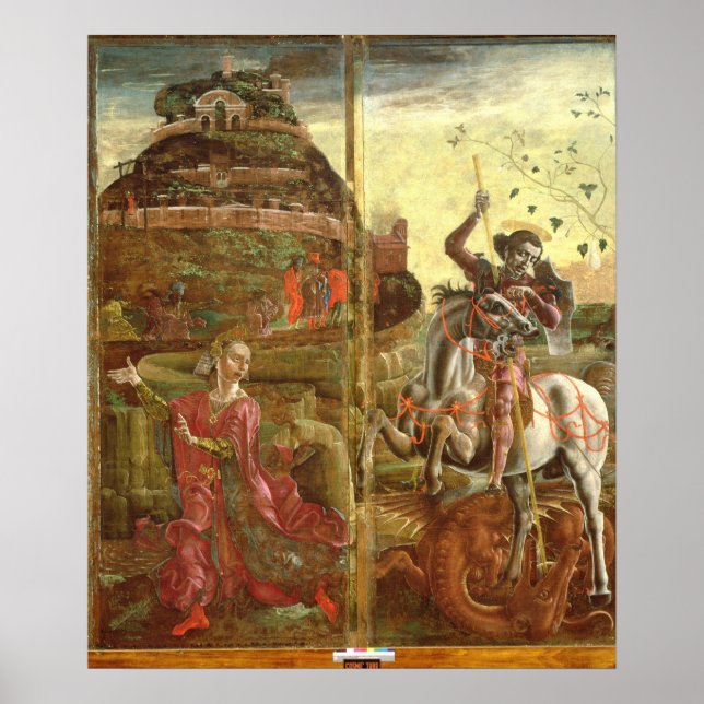 St. George och Dragon Poster (Framsidan)