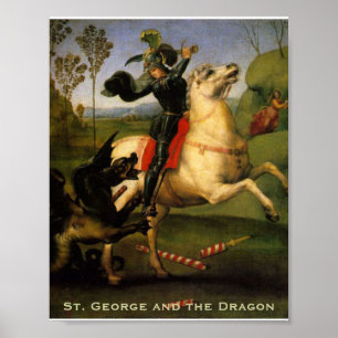 St. George och Dragon Poster