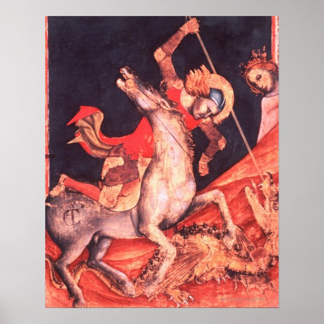 St. George och Dragon Poster (Framsidan)