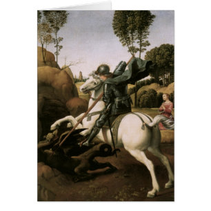 St. George och Dragon, Raphael Fine Art OBS Kort