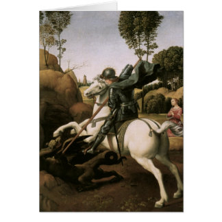 St. George och Dragon, Raphael Fine Art OBS Kort