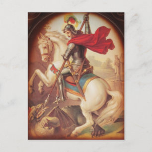 St. George och Dragon Vykort