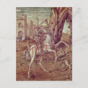 St. George och Dragon Vykort