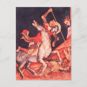 St. George och Dragon Vykort