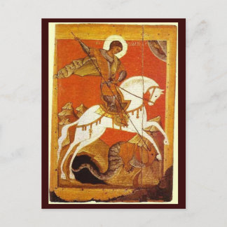 St.George och Dragon Vykort