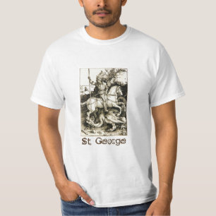 ST GEORGE OCH DRAKE, svart vit Tröja