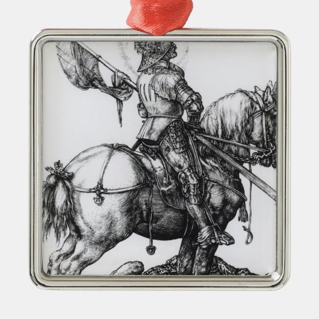 St George och draken, 1508 Julgransprydnad Metall (Framsidan)