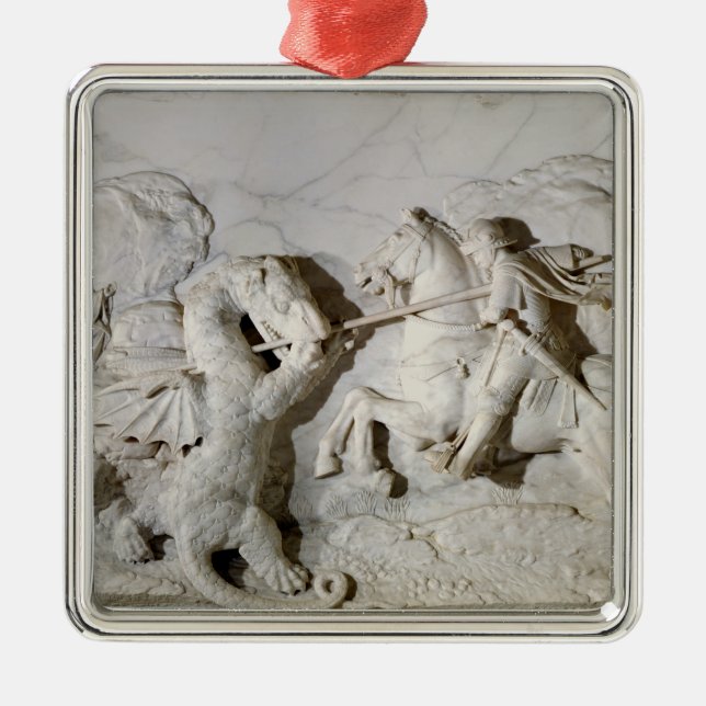 St George och draken, 1508 Julgransprydnad Metall (Framsidan)