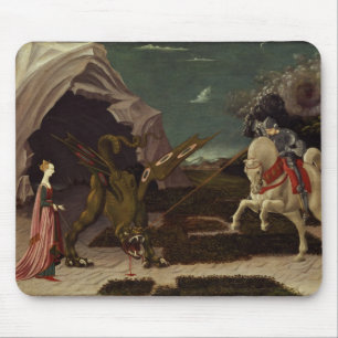 St George och draken, c.1470 Musmatta