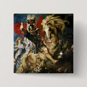 St George och draken, c.1606 Knapp