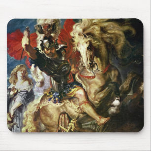 St George och draken, c.1606 Musmatta