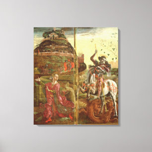 St George och draken Canvastryck