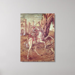 St George och draken Canvastryck