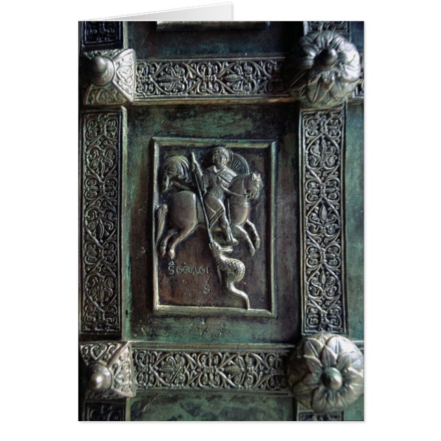 St George och draken Hälsningskort (Framsidan)