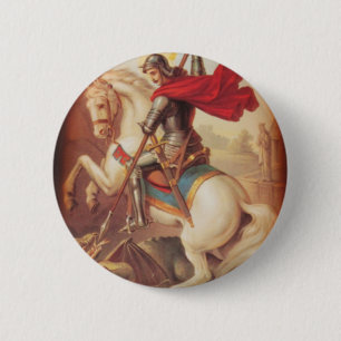 St George och draken Knapp