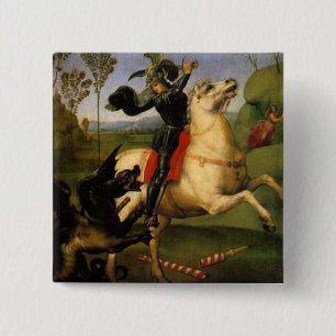 St George och draken Knapp