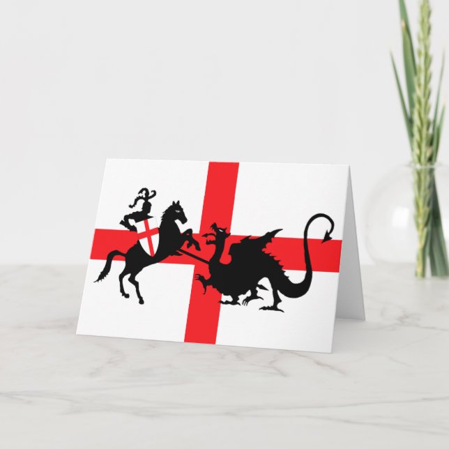 St George och draken Kort (Framsida)