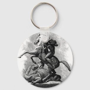 St George och draken Nyckelring