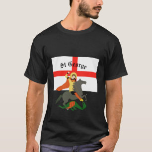 St George och draken och Kor av St George T Shirt