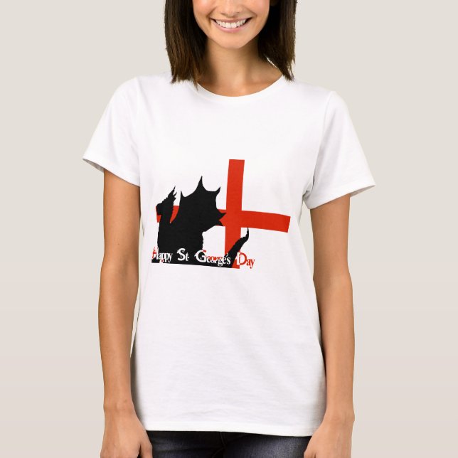 St George och draken T Shirt (Framsida)