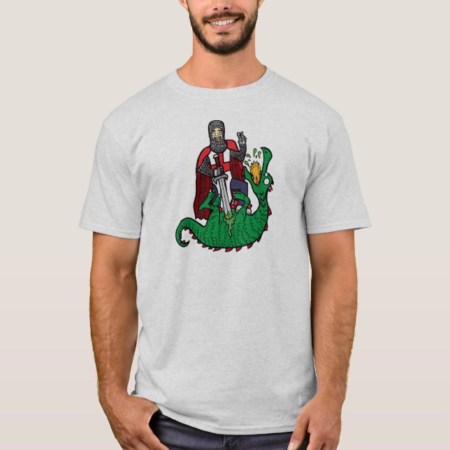 St George och draken Tee (Framsida)