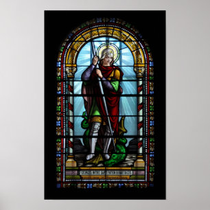 St George och draketrycket Poster