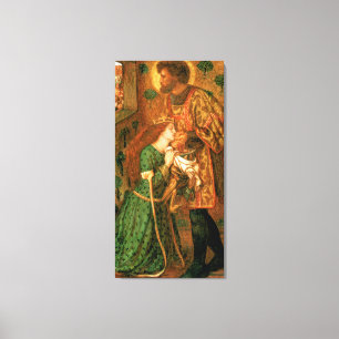 St George och Princess Sabra Canvastryck