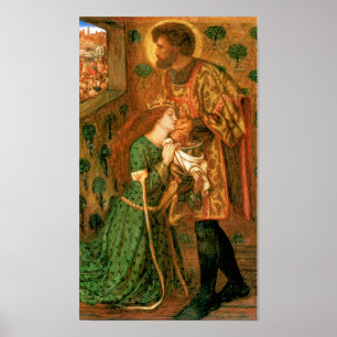 St George och Princess Sabra Poster