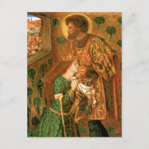 St George och Princess Sabra Vykort