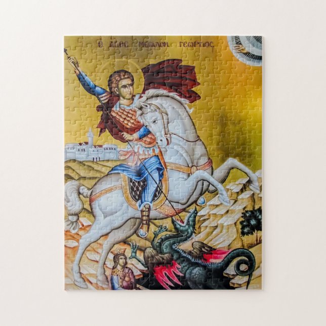 St. George Orthodox Icon Pussel (Vertikal)