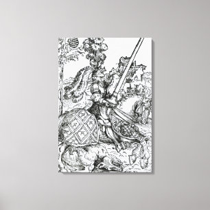 St George på hästryggen, 1507 Canvastryck
