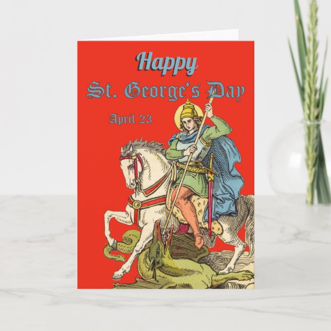 St. George på Horseback (BS 01) Kort (Framsida)