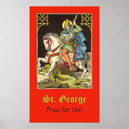 St. George på Horseback (BS 01) Poster