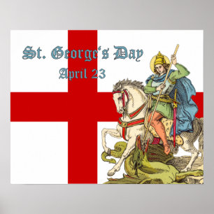 St. George på Horseback (BS 01) Poster