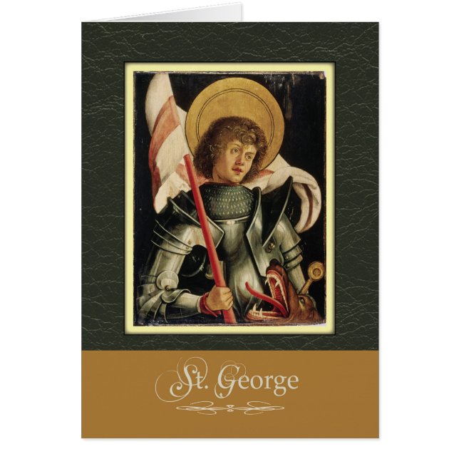 St. George Pray for oss Hälsningskort (Framsidan)