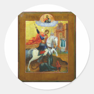 St. George Runt Klistermärke