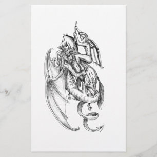 St George Säggdragagon Tattoo