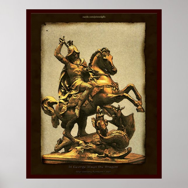 St George Saming Art Print Poster (Framsidan)