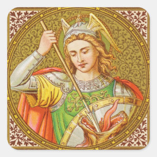 St. George (SNV 13) Fyrkantigt Klistermärke