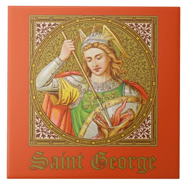 St. George (SNV 13) Kakelplatta (Framsidan)