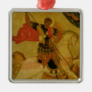 St George som dräpar draken Julgransprydnad Metall
