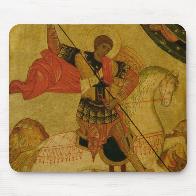 St George som dräpar draken Musmatta (Framsidan)