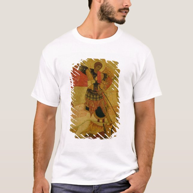 St George som dräpar draken T-shirt (Framsida)